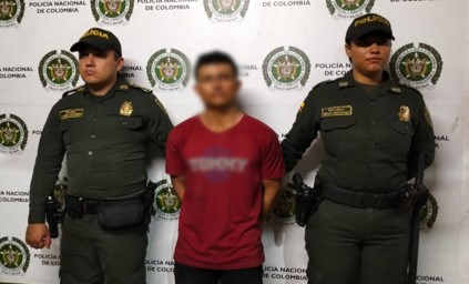 capturado en el barrio El dorado de Ibague