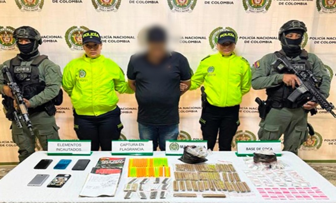 Capturamos once personas en el Valle de Aburrá por delitos relacionados con el tráfico de estupefacientes