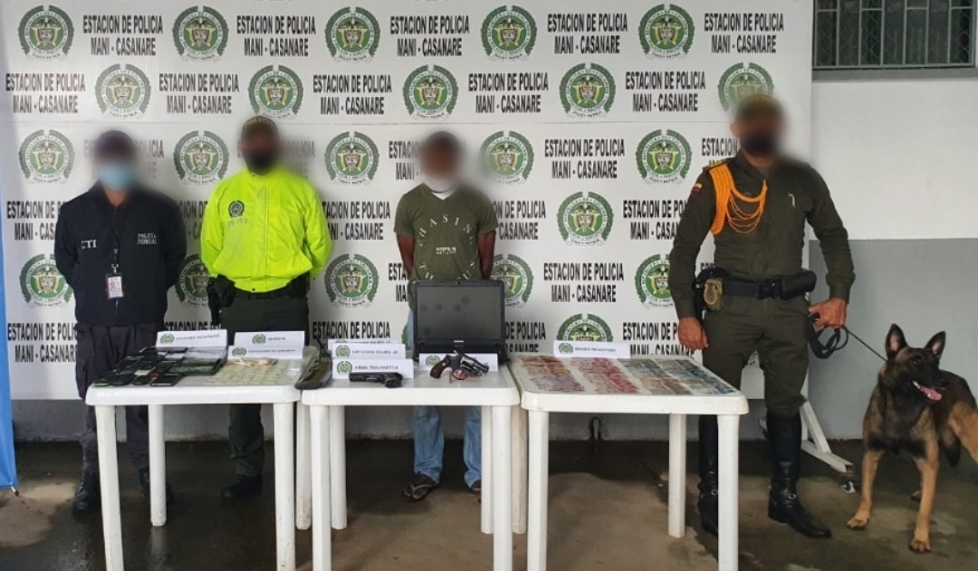 Capturado por tráfico de estupefacientes en Casanare 