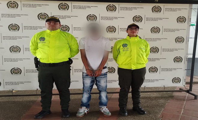 Mediante labores de investigación y ubicación fue capturado en la ciudad de Villavicencio 
