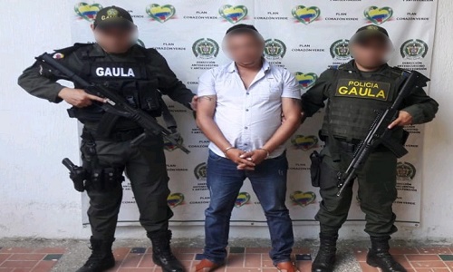 Fue interceptado por el GAULA Élite en la vía San Pelayo – Cereté