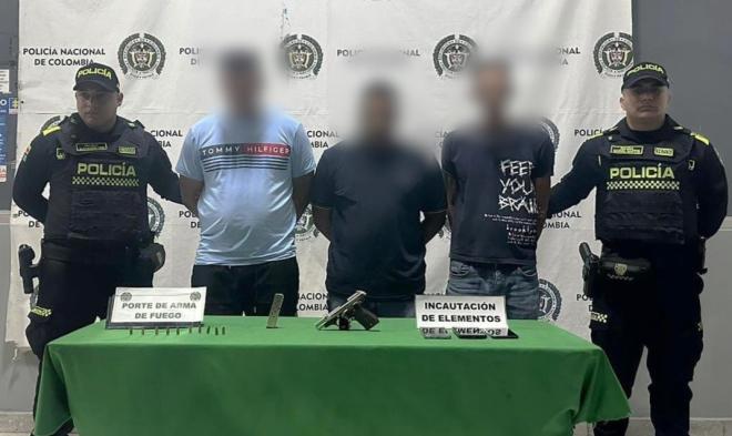 Las capturas fueron realizadas gracias a los uniformados adscritos a la Estación de Policía Norte.