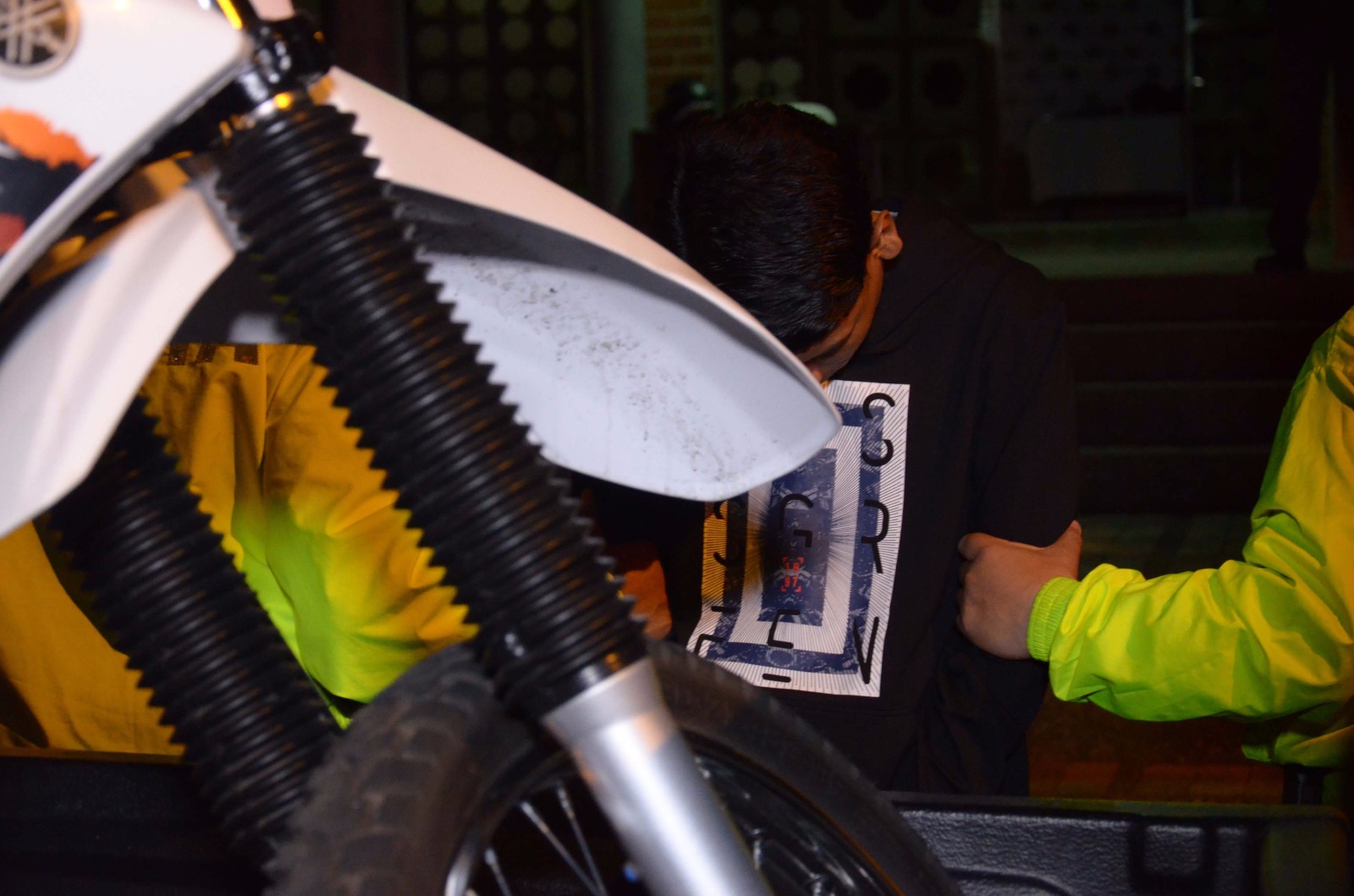 Ante presión policial se entregó alias el “flaco” 