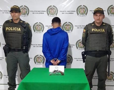 Capturado por tener arma de fuego