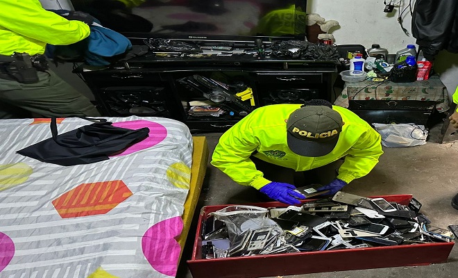 Hombre fue capturado con 43 celulares hurtados