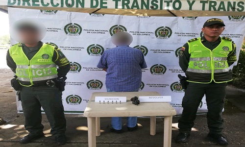 Fueron incautadas una escopeta calibre 16 y un revolver calibre 38