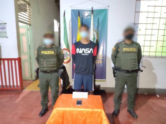 Capturado en Mocoa responsable de hurto de celular a menor de edad.
