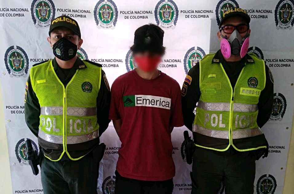 Estas personas fueron detenidas en la avenida Guabinal y avenida Ambala