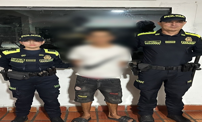 El procedimiento se realizó en la intersección de la avenida 1 con calle 26, en el barrio San Rafael