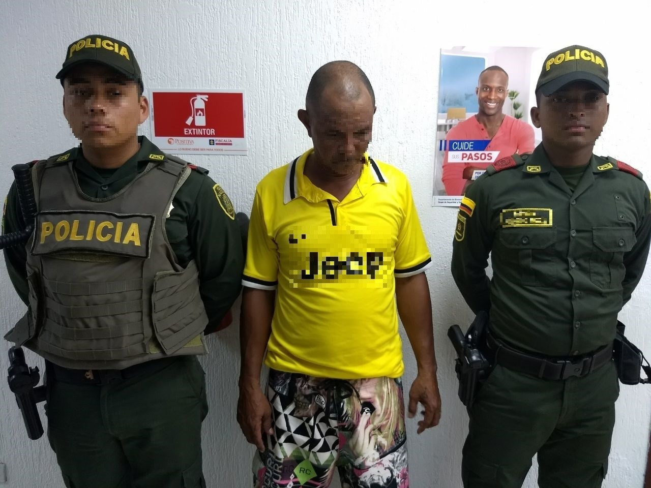 Ciudadano de 45 años de edad capturado por hurtar celular