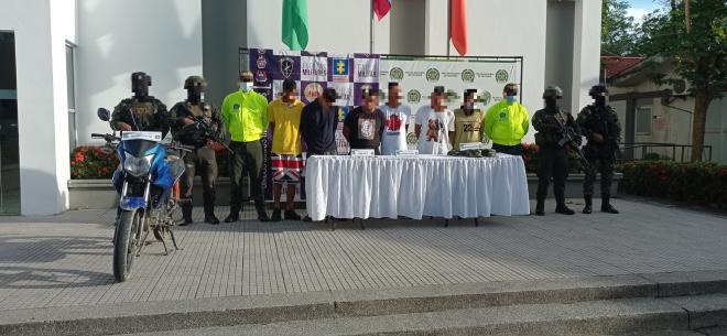 Quienes presuntamente eran integrantes de las Autodefensas Gaitanistas de Colombia, Subestructura Juan de Dios Usuga