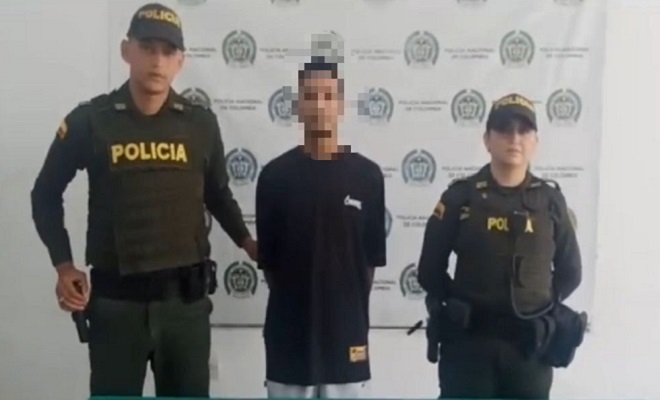 Capturado por el delito de porte ilegal de armas de fuego