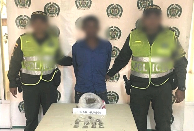 capturado-estupefacientes-cigarrillos-dosis-marihuana-cuadrante vial-SETRA-zona bananera-magdalena