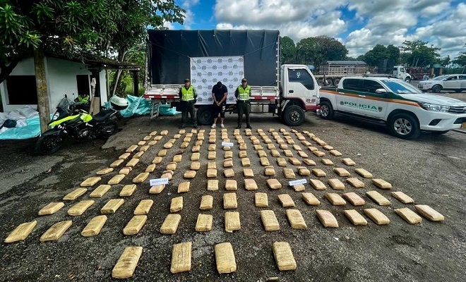 Capturado con 160 kilos de marihuana 