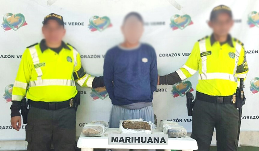capturado-estupefaciente-SETRA-transito-porte y trafico-marihuana-zona bananera