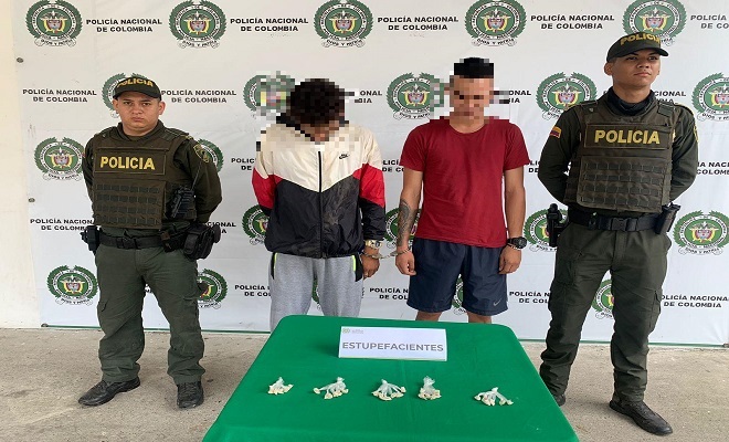 Capturados con estupefacientes 