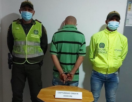 En la subestación Alto Lisboa fue capturado un hombre por tráfico de estupefacientes