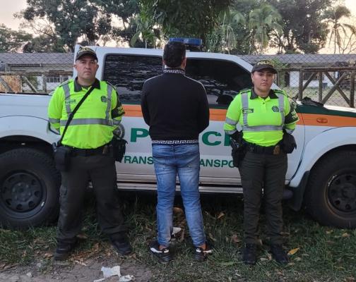 Capturado en la vía que de Villavicencio conduce a Puerto López