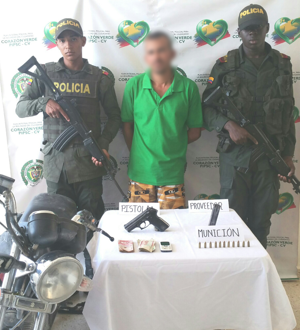 'El Guajaro' fue capturado en Río Viejo luego de hurtarse una motocicleta