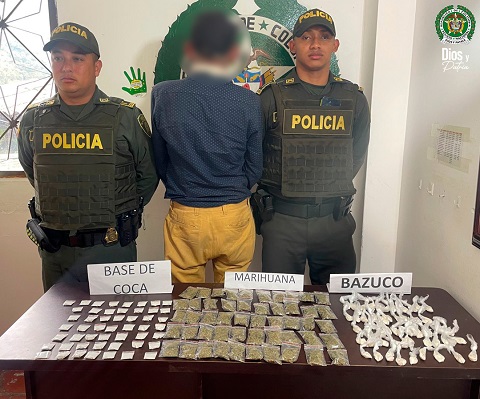 Capturado por trafico de estupefacientes