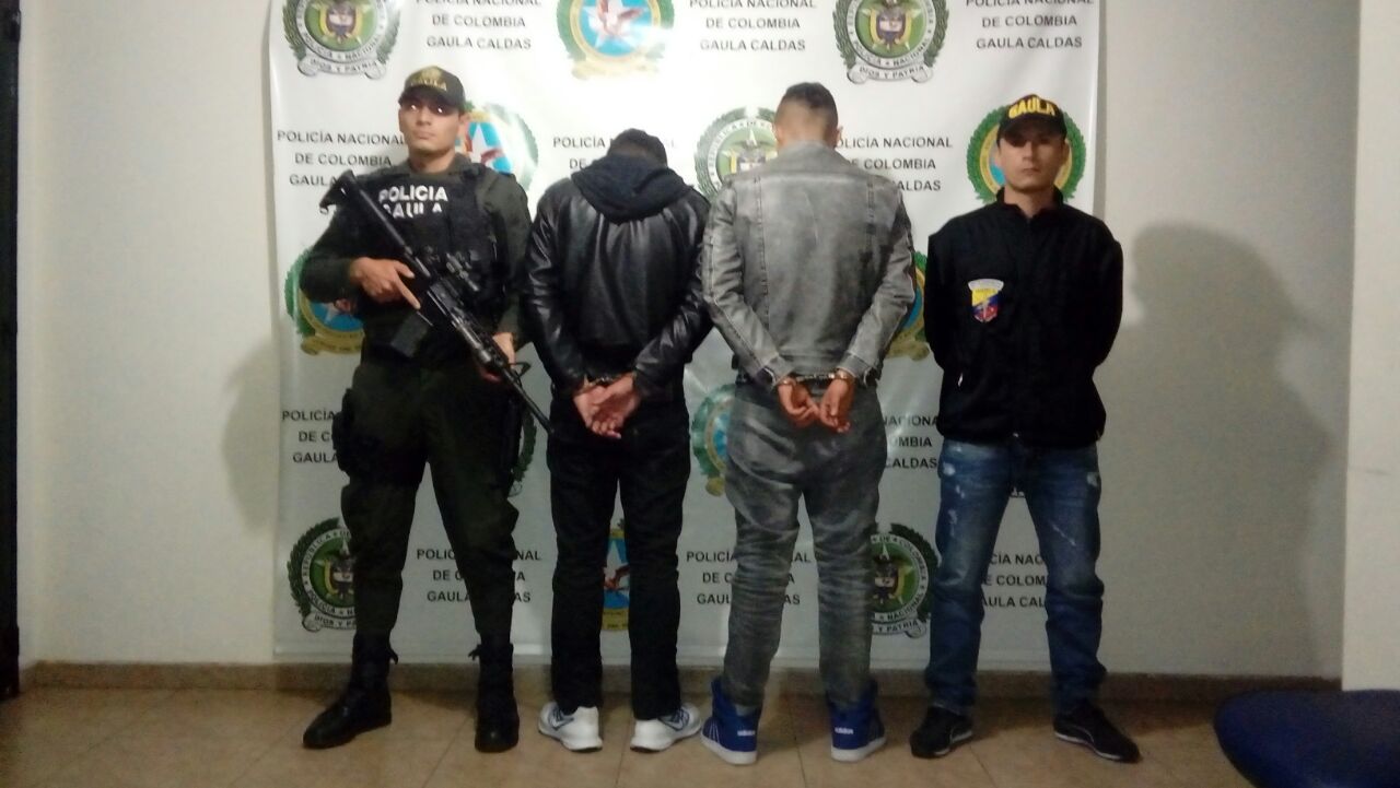 gaula captura extorsionistas en Maizales 