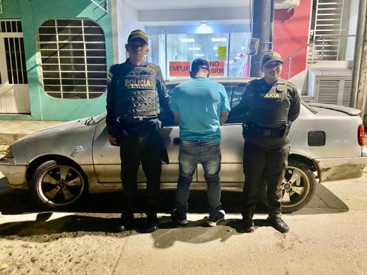 Capturado por el delito de receptación y recuperación de un vehículo