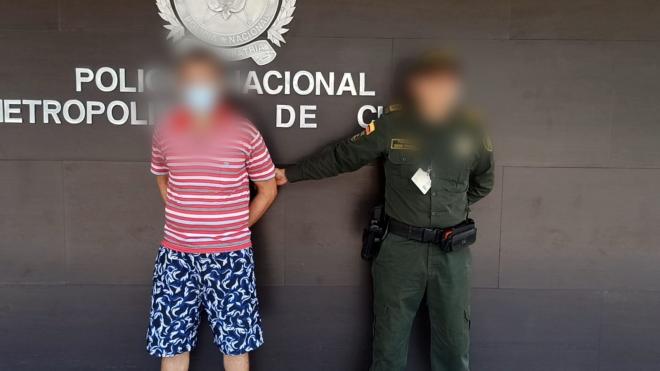 La Policía Nacional Capturó un hombre solicitado judicialmente por homicidio