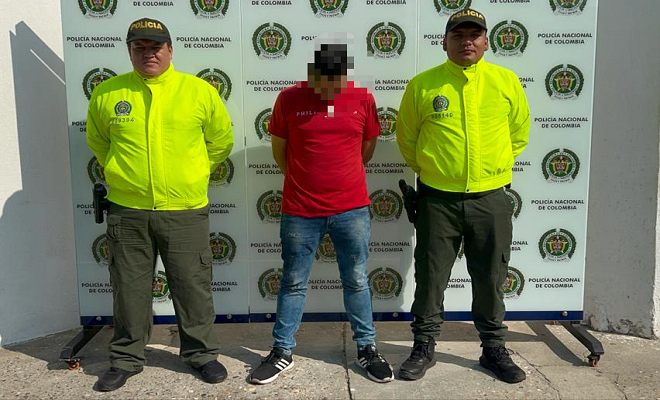 Capturado por el delito de hurto calificado y agravado