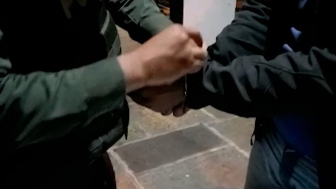 una persona capturada-elementos incautados