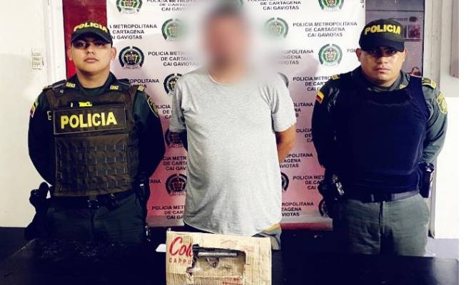 Capturado por porte de armas de fuego