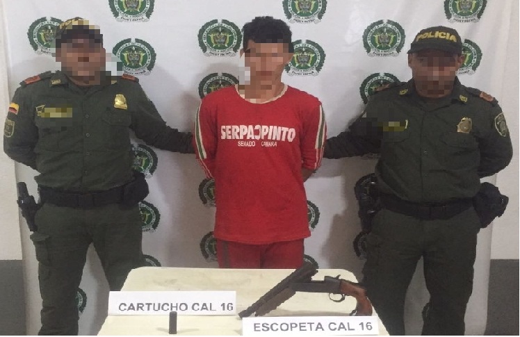capturado-porte-armas de fuego-el banco-cuadrante-magdalena