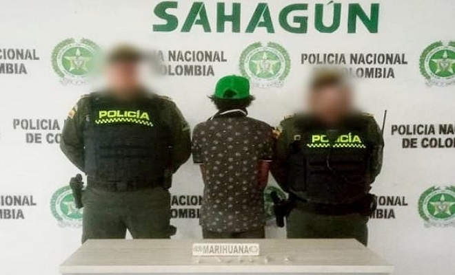 Caen tres hombres y una mujer, con marihuana, bazuco y tusi
