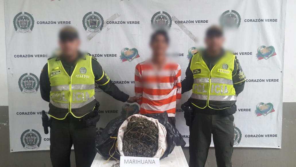 capturado-trafico de estupefaciente-marihuana-tránsito y transporte-magdalena-zona bananera