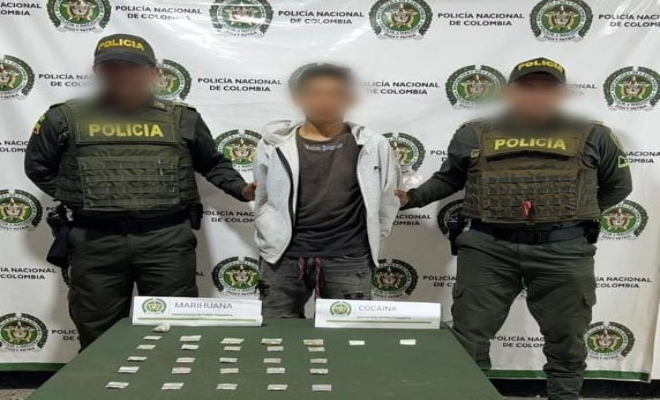 Incautadas 27 bolsas con marihuana y clorhidrato de cocaína