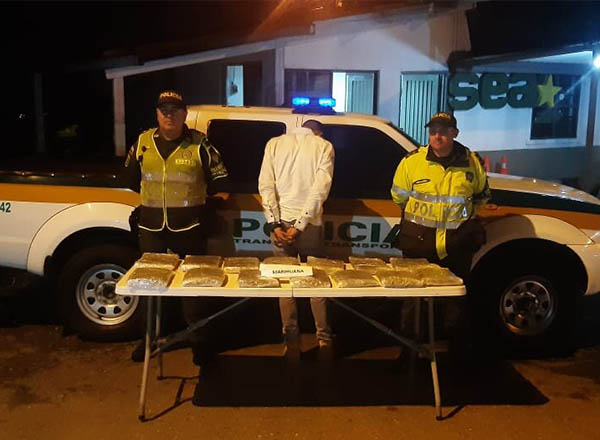 capturado venezolano con marihuana