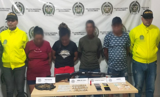 Capturados el 'Indio', 'gallina' y dos mujeres en El Retén, Magdalena 