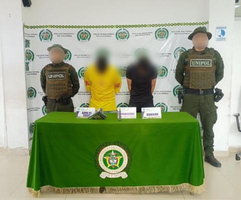 capturados en flagrancia por el delito de fabricación tráfico porte de armas de fuego