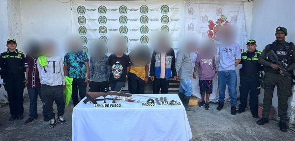 capturados grupo delincuencial Los Centinelas