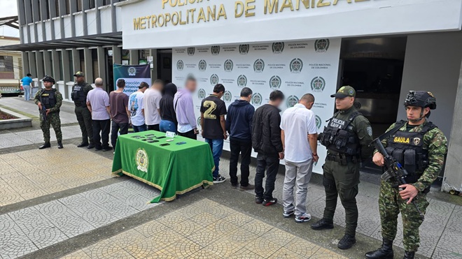 Capturados los del Paramo por extorsión