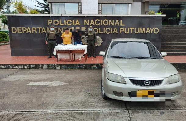 Dos capturados con armas de fuego y un silenciador
