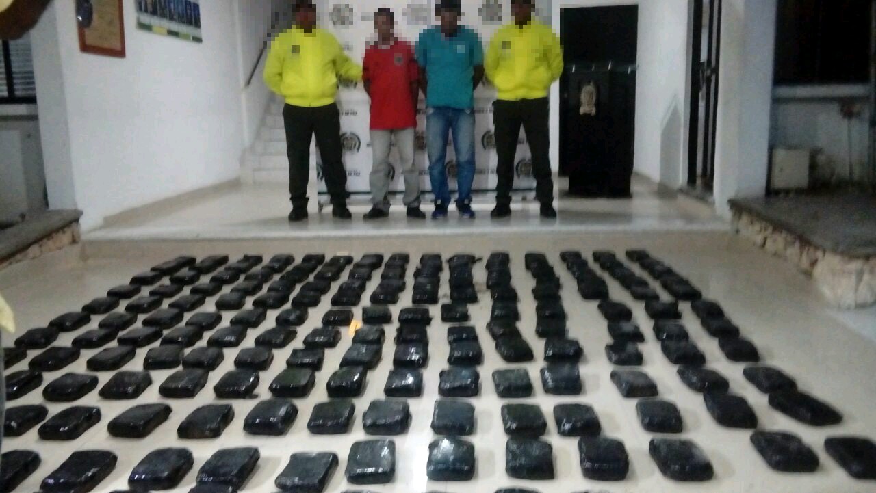 capturados por el delito de estupefacientes.