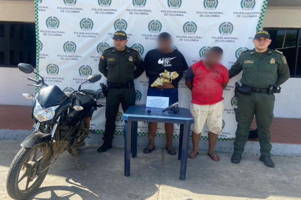 Dos hombres fueron capturados en flagrancia por presunto homicidio en Maicao  