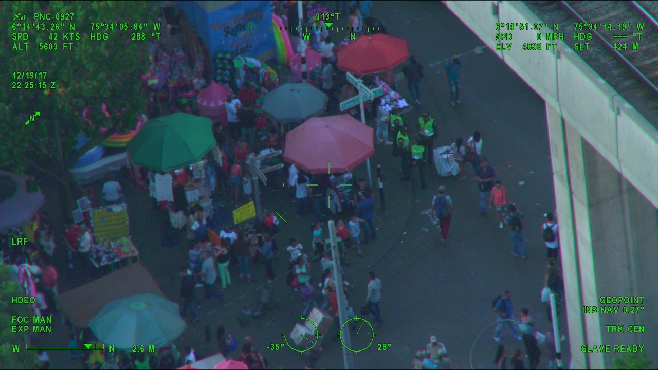 Continúan operativos en el centro de Medellín contra el microtráfico y demás delitos