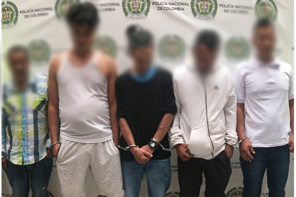 Capturados por homicidio en el Valle de Aburrá 