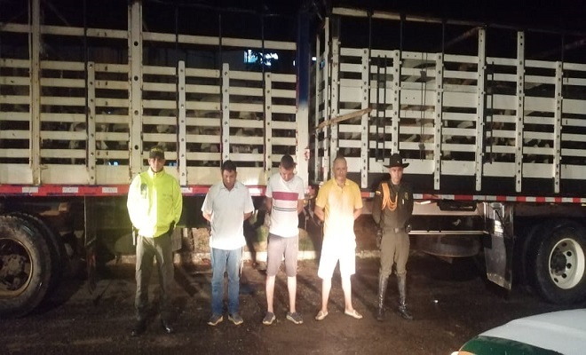 Capturadas tres personas por hurto