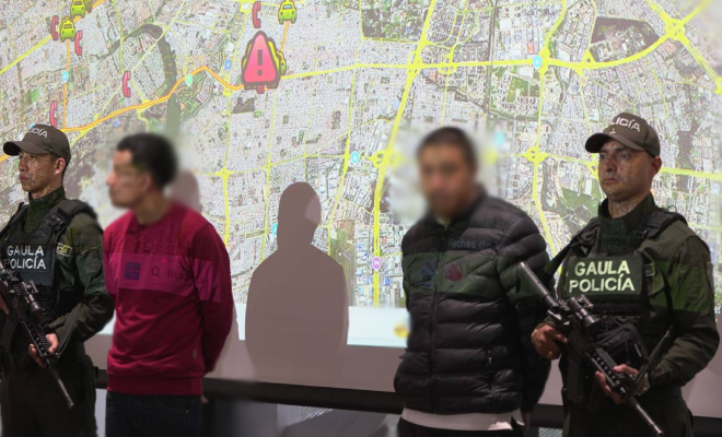 Dos hombres capturados que participaron en el delito de paseo millonario a una mujer en el norte de la ciudad 