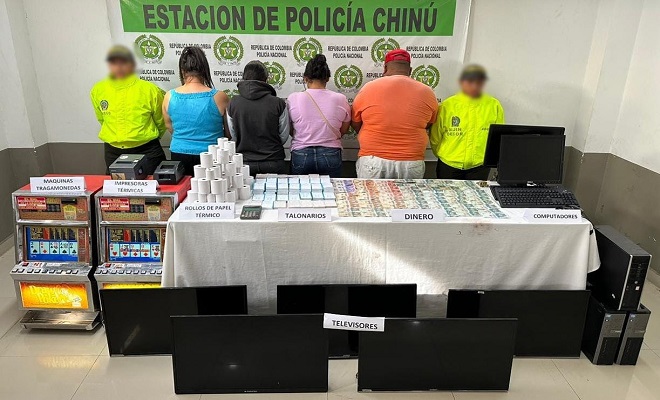 Continúa la lucha contra el chance ilegal, capturadas cuatro personas
