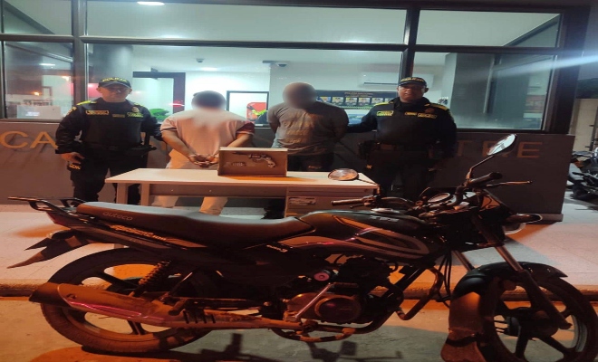 Cayeron dos presuntos delincuentes, implicados en intento de hurto a escolta de una empresa de giros y apuestas