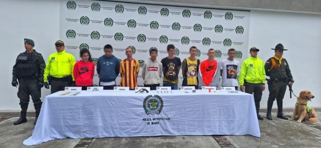 Cinco diligencias de allanamiento dieron como resultado la captura de 8 personas