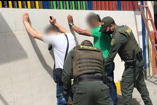 Capturamos tres personas cuando se movilizaban transportando estupefacientes